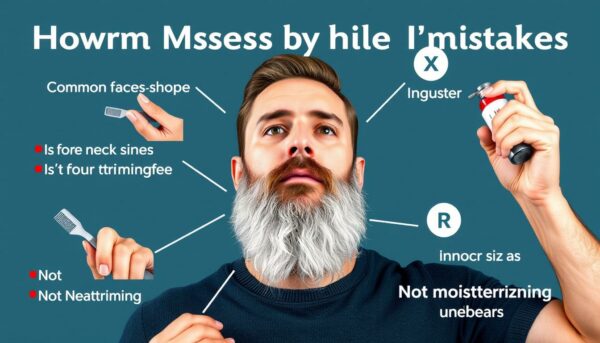 5 erros comuns que você deve evitar ao aparar a barba