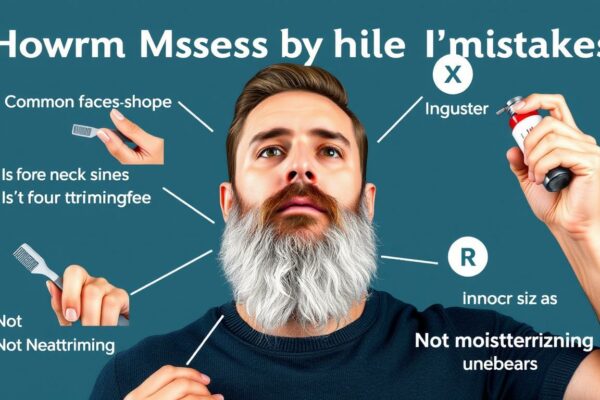 5 erros comuns que você deve evitar ao aparar a barba